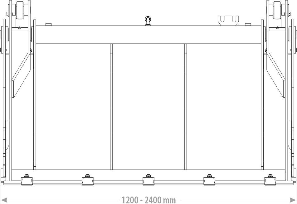 Klappschaufel 4 in 1 Schaufel Radlader Kramer Cat Liebherr Euro - Utovarna kašika: slika 3 Klappschaufel 4 in 1 Schaufel Radlader Kramer Cat Liebherr Euro - Utovarna kašika: slika 3