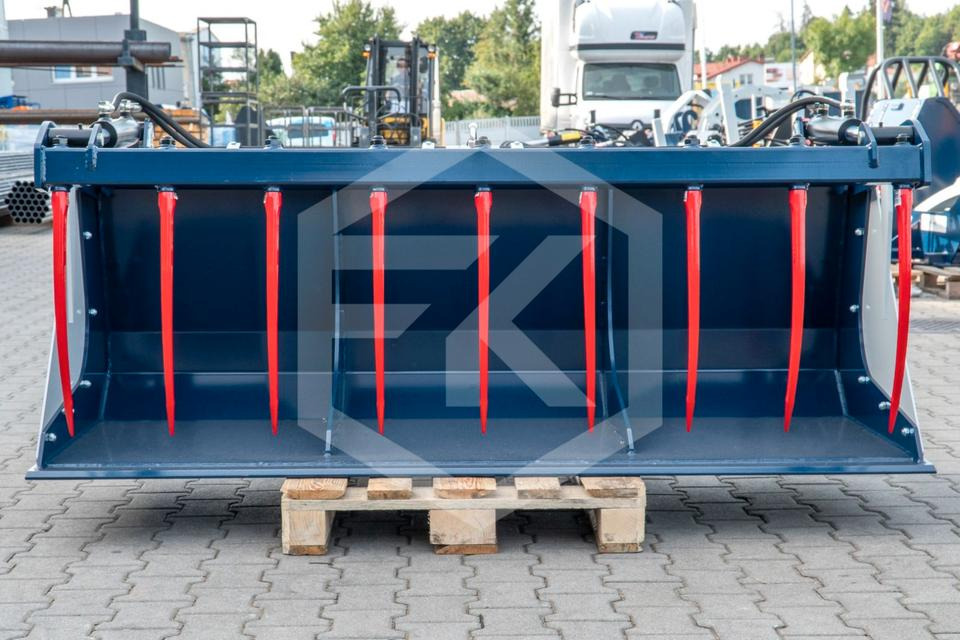 Krokodilschaufel Greifschaufel Frontlader Hoflader Euro - Utovarna kašika: slika 2 Krokodilschaufel Greifschaufel Frontlader Hoflader Euro - Utovarna kašika: slika 2