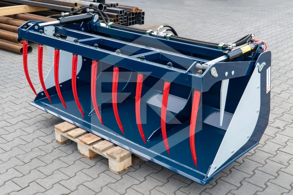 Krokodilschaufel Greifschaufel Frontlader Hoflader Euro - Utovarna kašika: slika 1 Krokodilschaufel Greifschaufel Frontlader Hoflader Euro - Utovarna kašika: slika 1