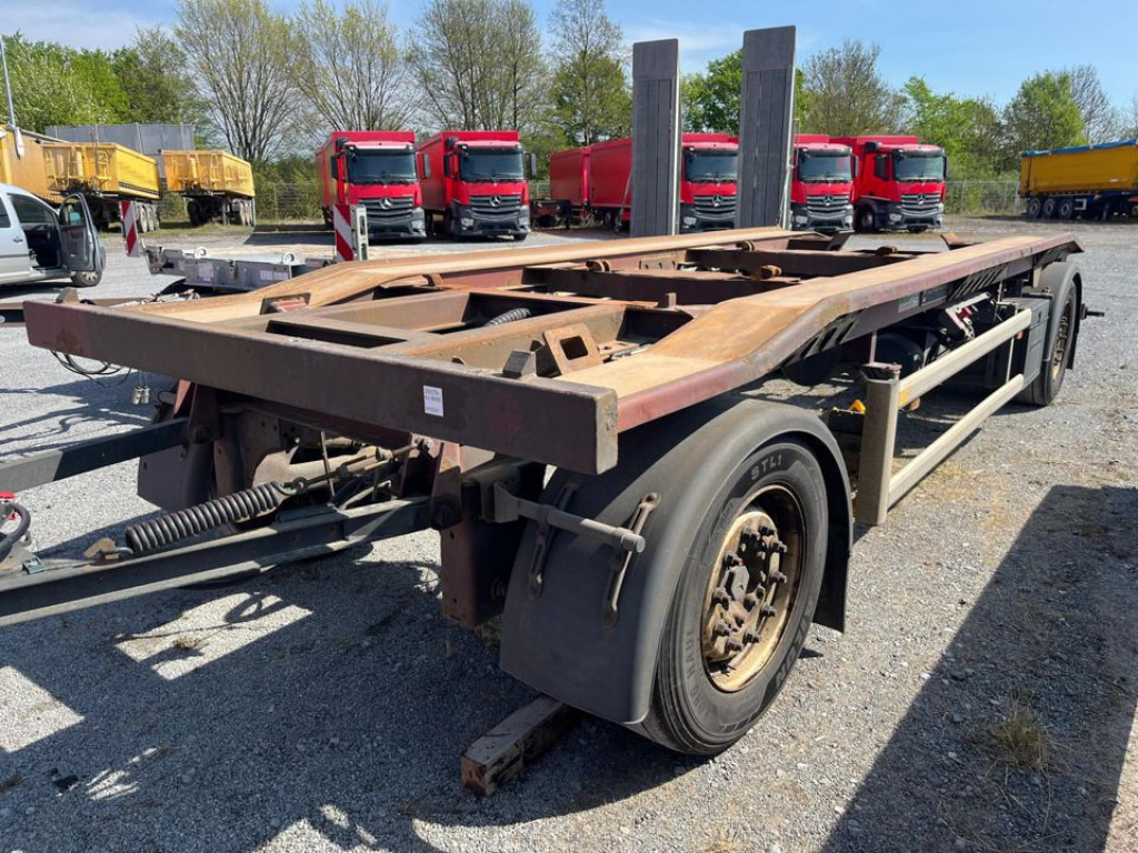 HUEFFERMANN 2-achs Abrollanhänger HAR 18.70 Containeranhänger - Abrol/ Autopodizač prikolica: slika 1 HUEFFERMANN 2-achs Abrollanhänger HAR 18.70 Containeranhänger - Abrol/ Autopodizač prikolica: slika 1