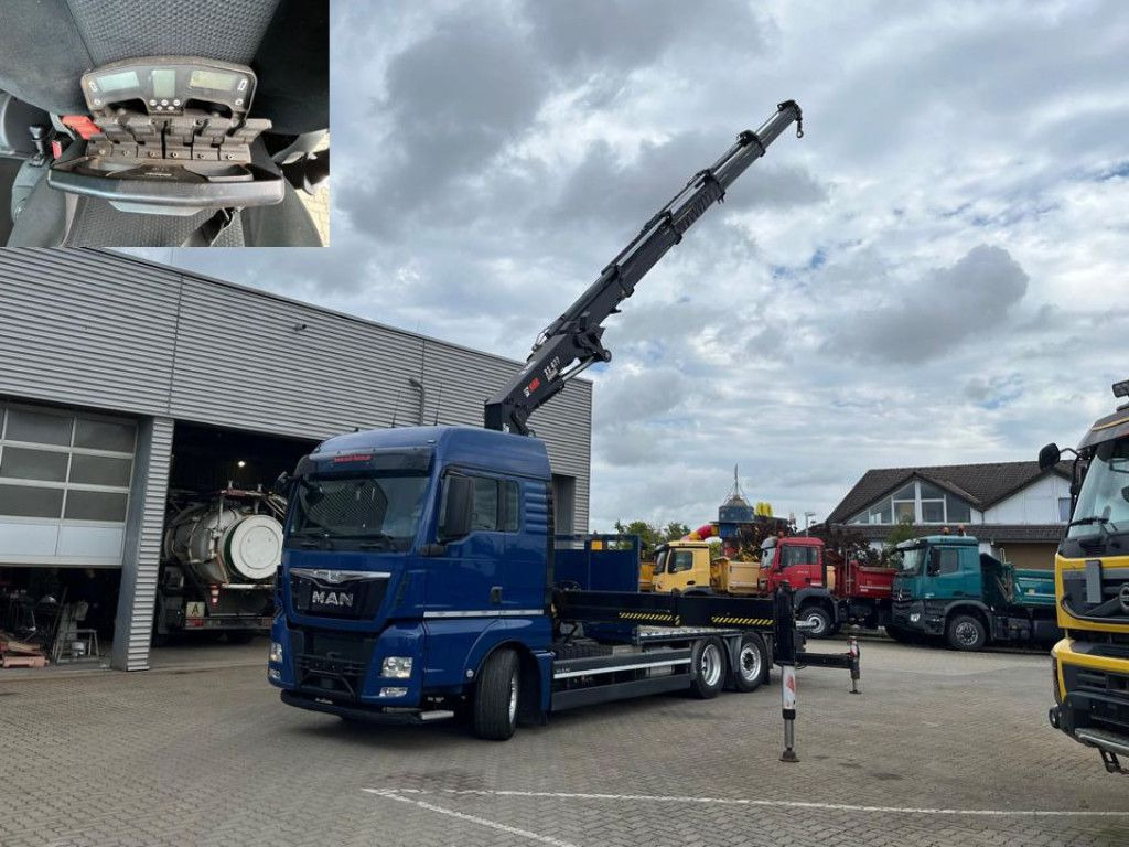 MAN TG-X 26.480 6x2 Pritsche Kran Hiab 477 + Funk MAN TG-X 26.480 6x2 Pritsche Kran Hiab 477 + Funk - Kamion sa tovarnim sandukom, Kamion sa dizalicom: slika 2 MAN TG-X 26.480 6x2 Pritsche Kran Hiab 477 + Funk MAN TG-X 26.480 6x2 Pritsche Kran Hiab 477 + Funk - Kamion sa tovarnim sandukom, Kamion sa dizalicom: slika 2
