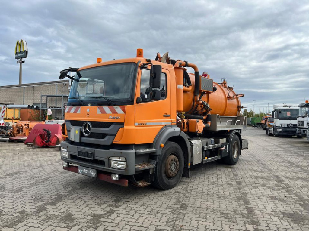 MERCEDES-BENZ Axor 1833 L Saug + Spülwagen Tollense - Vakuumska cisterna: slika 1 MERCEDES-BENZ Axor 1833 L Saug + Spülwagen Tollense - Vakuumska cisterna: slika 1