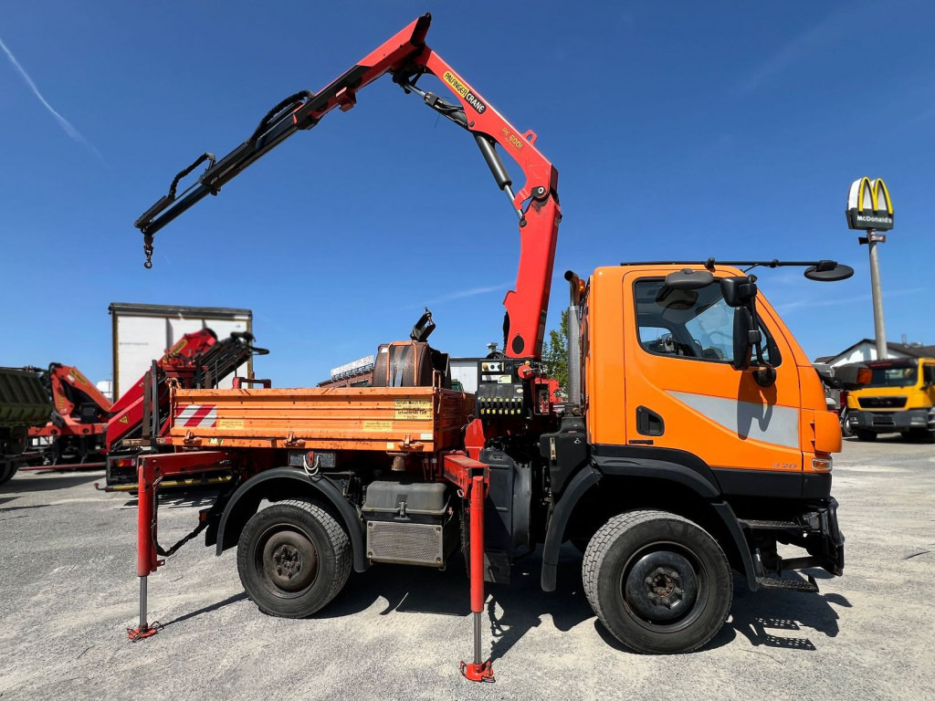 Istovarivač, Kamion sa dizalicom MERCEDES-BENZ Unimog U20 2-Achs Allradkipper Kran Palfinger Kran: slika 6 Istovarivač, Kamion sa dizalicom MERCEDES-BENZ Unimog U20 2-Achs Allradkipper Kran Palfinger Kran: slika 6