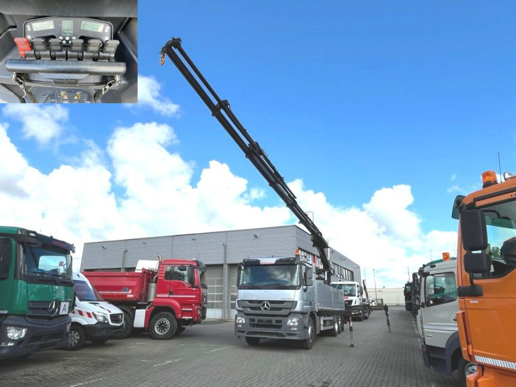 Mercedes-Benz Actros 2546 L 6x2 Pritsche Heckkran Hiab 288 6x - Kamion sa tovarnim sandukom, Kamion sa dizalicom: slika 1 Mercedes-Benz Actros 2546 L 6x2 Pritsche Heckkran Hiab 288 6x - Kamion sa tovarnim sandukom, Kamion sa dizalicom: slika 1
