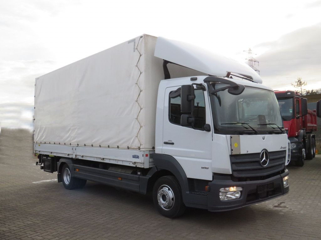 Mercedes-Benz Atego 818 L Pritsche LBW LBW 1 to AHK+Luftans - Dostavno vozilo sa ceradom: slika 2 Mercedes-Benz Atego 818 L Pritsche LBW LBW 1 to AHK+Luftans - Dostavno vozilo sa ceradom: slika 2