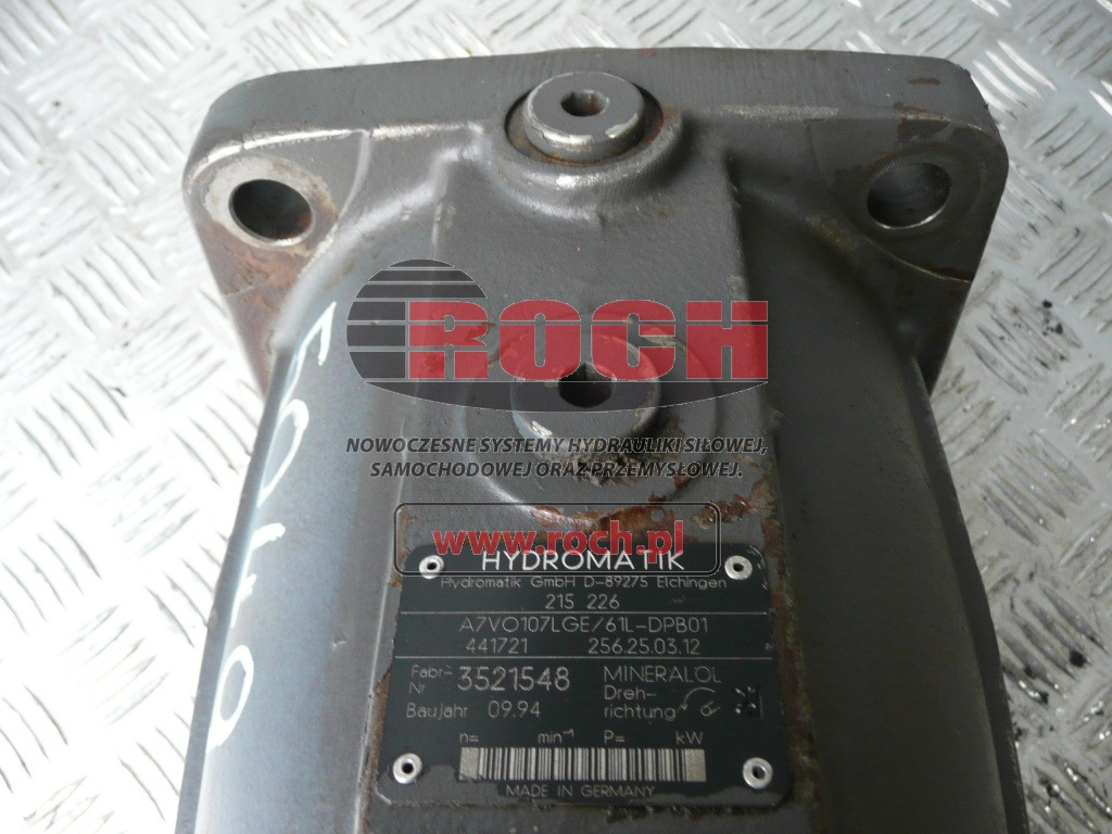 HYDROMATIK 215226 A7VO107LGE/61L-DPB01 441721 256.25.03.12 - Hidraulična pumpa: slika 1 HYDROMATIK 215226 A7VO107LGE/61L-DPB01 441721 256.25.03.12 - Hidraulična pumpa: slika 1