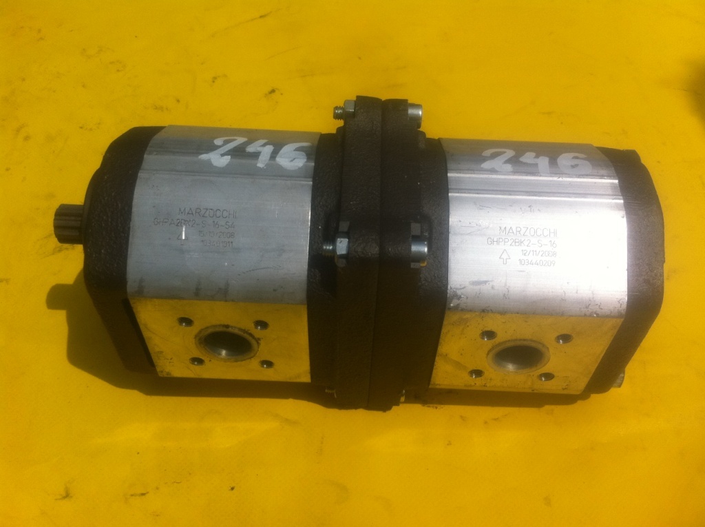 MARZOCCHI GHPA2BK2-S-16-S4 + GHPP2BK2- S-16 - Hidraulična pumpa za Građevinska mašina: slika 1 MARZOCCHI GHPA2BK2-S-16-S4 + GHPP2BK2- S-16 - Hidraulična pumpa za Građevinska mašina: slika 1