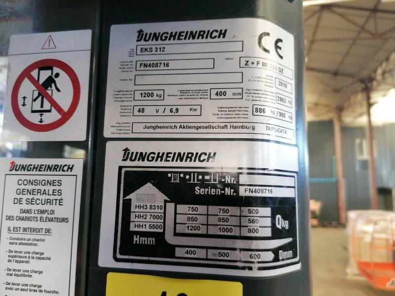 Preuzimač porudžbine Jungheinrich EKS312: slika 12 Preuzimač porudžbine Jungheinrich EKS312: slika 12