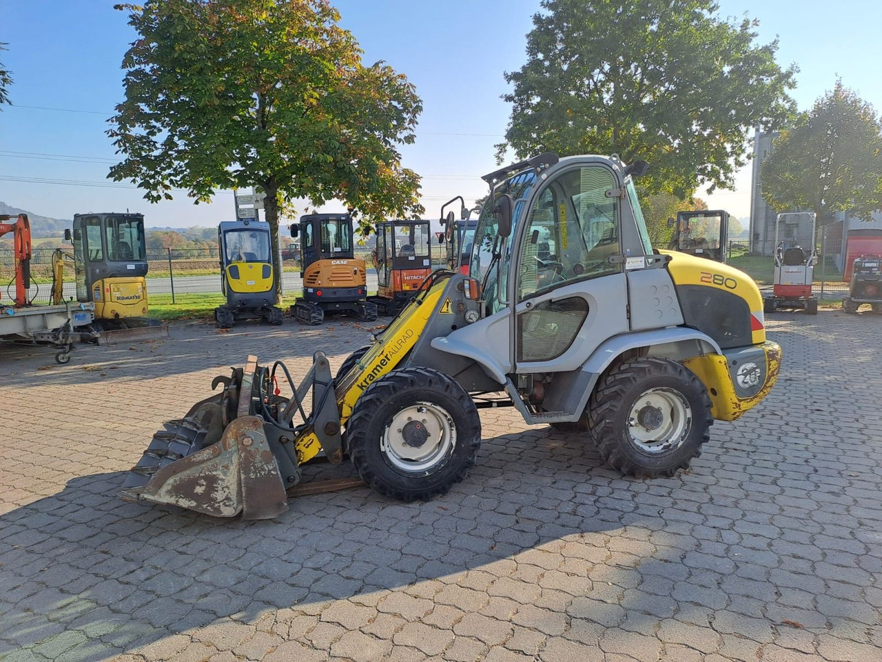 Kramer 280, Bj 2011, 4300 BH, SWE, Klappschaufel Gabel - Utovarivač točkaš: slika 1 Kramer 280, Bj 2011, 4300 BH, SWE, Klappschaufel Gabel - Utovarivač točkaš: slika 1