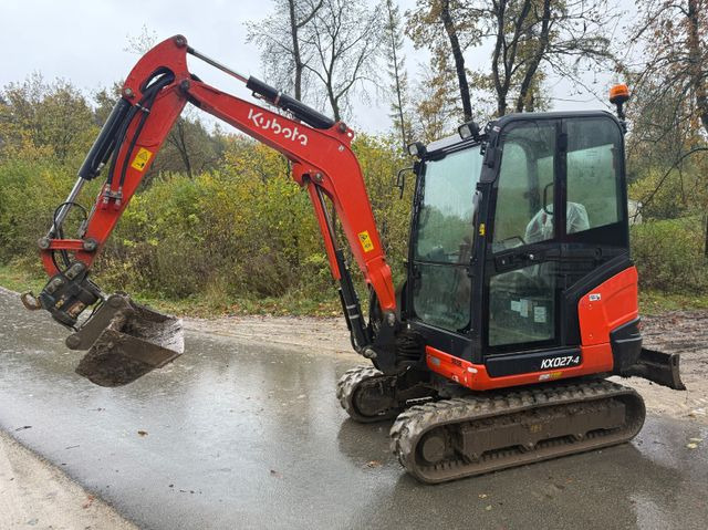 Kubota KX027-4, Bj 22, 650 BH, Tilt HS03, TL, GL - Mini bager: slika 1 Kubota KX027-4, Bj 22, 650 BH, Tilt HS03, TL, GL - Mini bager: slika 1