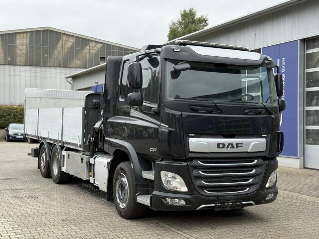 DAF CF 450 FAN 6x2 Pritsche mit Kran HIAB 188 E-6 - Kamion sa dizalicom: slika 1 DAF CF 450 FAN 6x2 Pritsche mit Kran HIAB 188 E-6 - Kamion sa dizalicom: slika 1