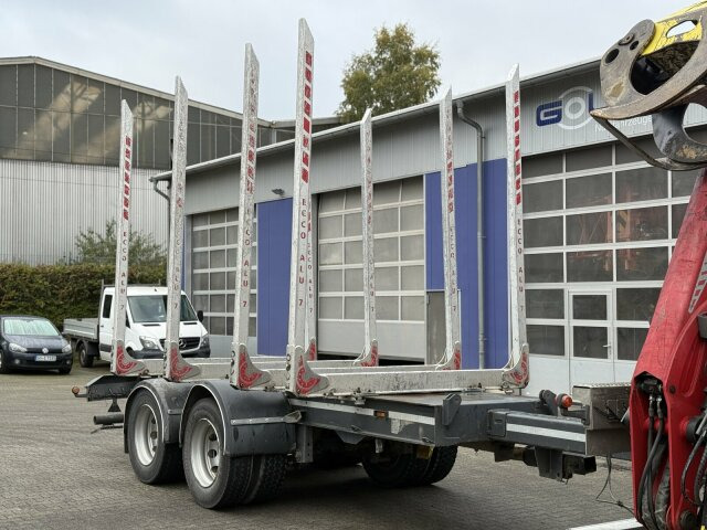 Janzen T RH19 Holzanhänger 2 Achse 19.000 Kg - Prikolica šticarka: slika 1 Janzen T RH19 Holzanhänger 2 Achse 19.000 Kg - Prikolica šticarka: slika 1