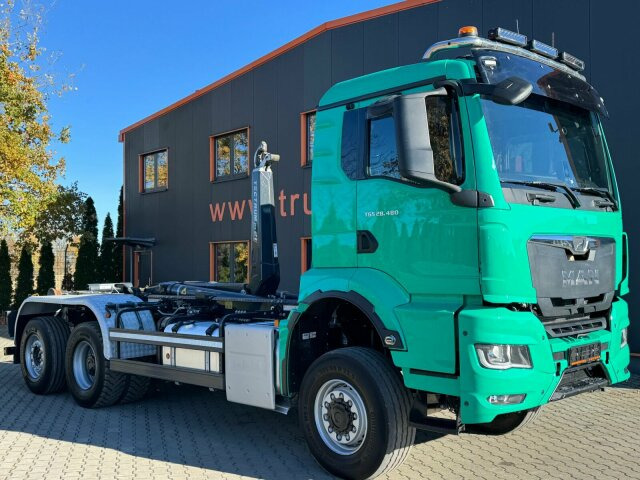 MAN 28.480 6x4 Abrollkipper Meiller Tectrum RS21.65 - Kamion sa hidrauličnom kukom: slika 1 MAN 28.480 6x4 Abrollkipper Meiller Tectrum RS21.65 - Kamion sa hidrauličnom kukom: slika 1