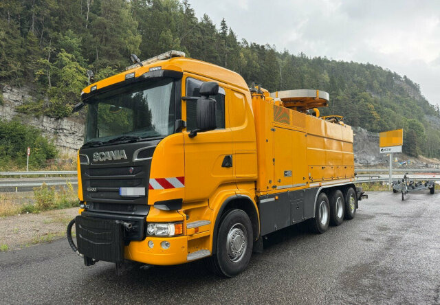 Scania R500 8x4 Kanalreiniger Kombi MÜLLER Canalmaster - Vakuumska cisterna: slika 1 Scania R500 8x4 Kanalreiniger Kombi MÜLLER Canalmaster - Vakuumska cisterna: slika 1