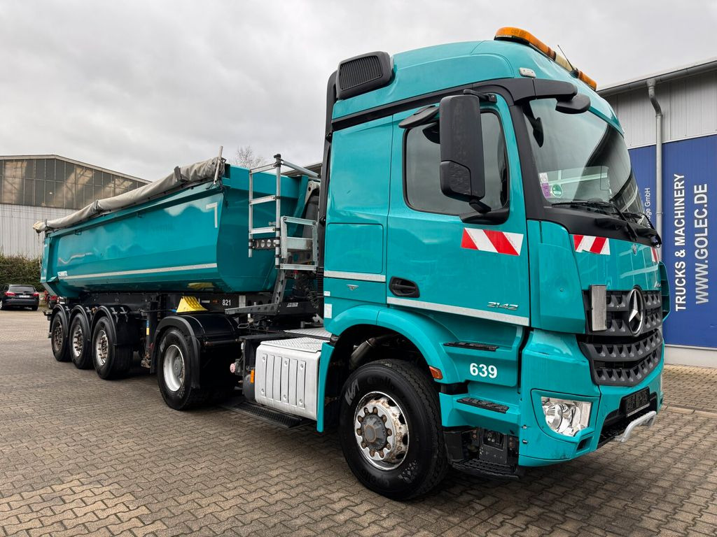 Tegljač Mercedes-Benz Arocs 2142 4x4H SZM Euro 6 Kipphydraulik: slika 1