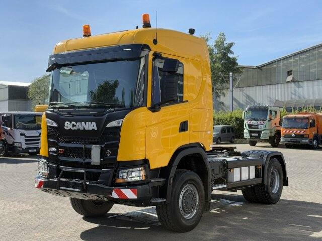 Tegljač Scania G450 XT 4x4 Euro 6 SZM Kipphydraulik Blatt/ Luft: slika 12