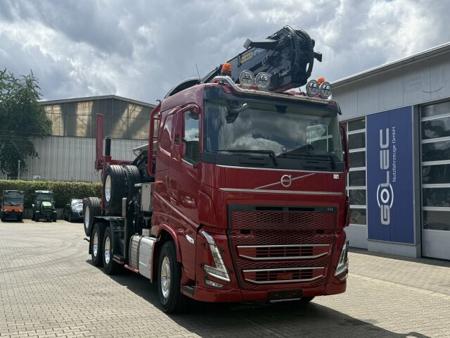 Volvo FH 540 6x4 Langholztransporter Kran + Anhänger - Šticar, Kamion sa dizalicom: slika 1 Volvo FH 540 6x4 Langholztransporter Kran + Anhänger - Šticar, Kamion sa dizalicom: slika 1