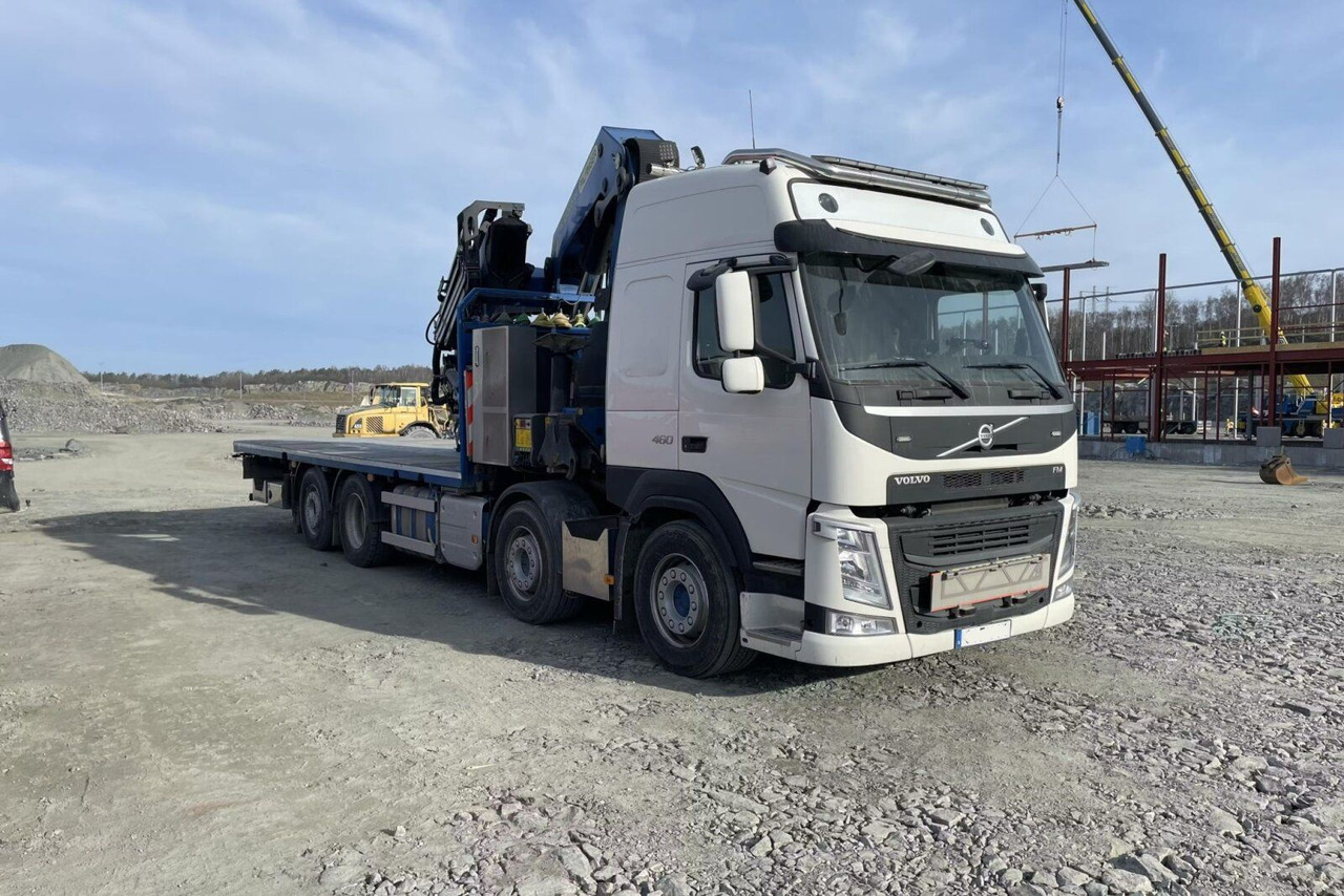 Volvo FM 460 8x2 EURO6 Pritsche Kran PALFINGER PK65002 - Kamion sa tovarnim sandukom, Kamion sa dizalicom: slika 2 Volvo FM 460 8x2 EURO6 Pritsche Kran PALFINGER PK65002 - Kamion sa tovarnim sandukom, Kamion sa dizalicom: slika 2