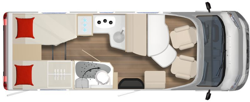 Bürstner B66 690 TD Funktionsdoppelboden - Poluintegrisani kamper: slika 2 Bürstner B66 690 TD Funktionsdoppelboden - Poluintegrisani kamper: slika 2