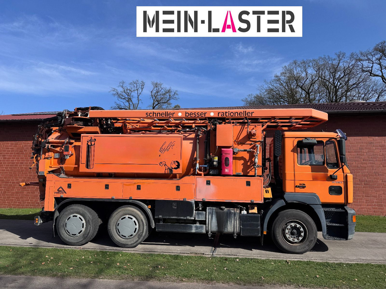 MAN FE 410 Assmann Saug HD Spüler Recycling + FB. - Vakuumska cisterna: slika 2 MAN FE 410 Assmann Saug HD Spüler Recycling + FB. - Vakuumska cisterna: slika 2