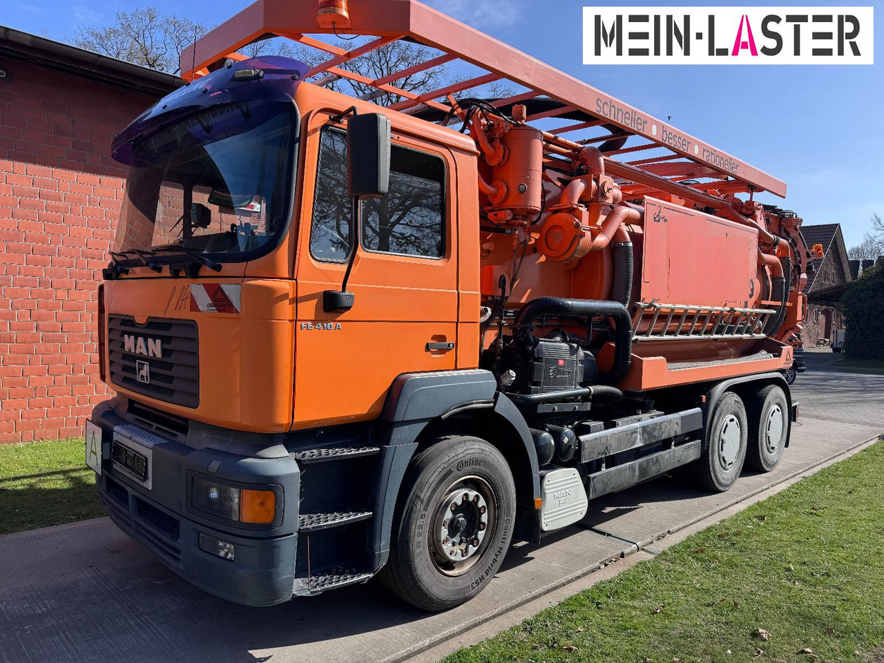 MAN FE 410 Assmann Saug HD Spüler Recycling + FB. - Vakuumska cisterna: slika 3 MAN FE 410 Assmann Saug HD Spüler Recycling + FB. - Vakuumska cisterna: slika 3