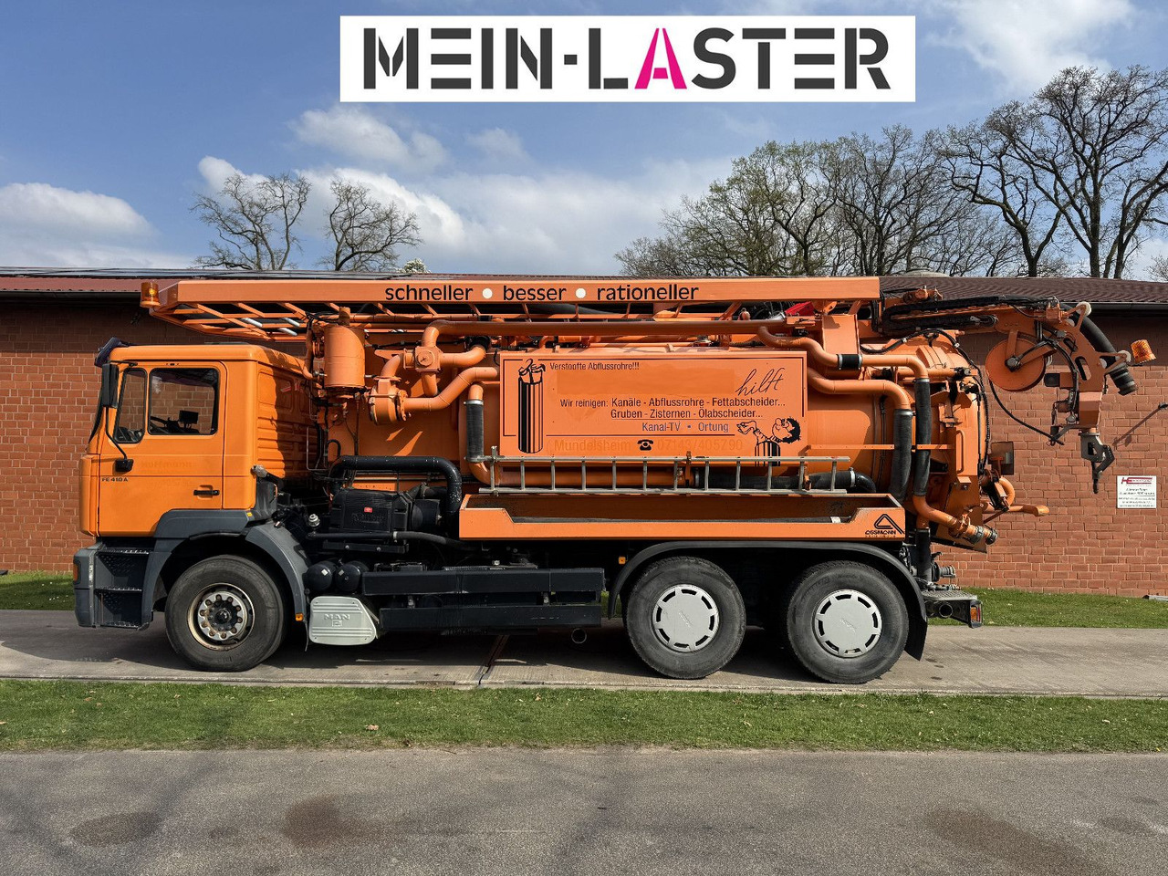 MAN FE 410 Assmann Saug HD Spüler Recycling + FB. - Vakuumska cisterna: slika 4 MAN FE 410 Assmann Saug HD Spüler Recycling + FB. - Vakuumska cisterna: slika 4
