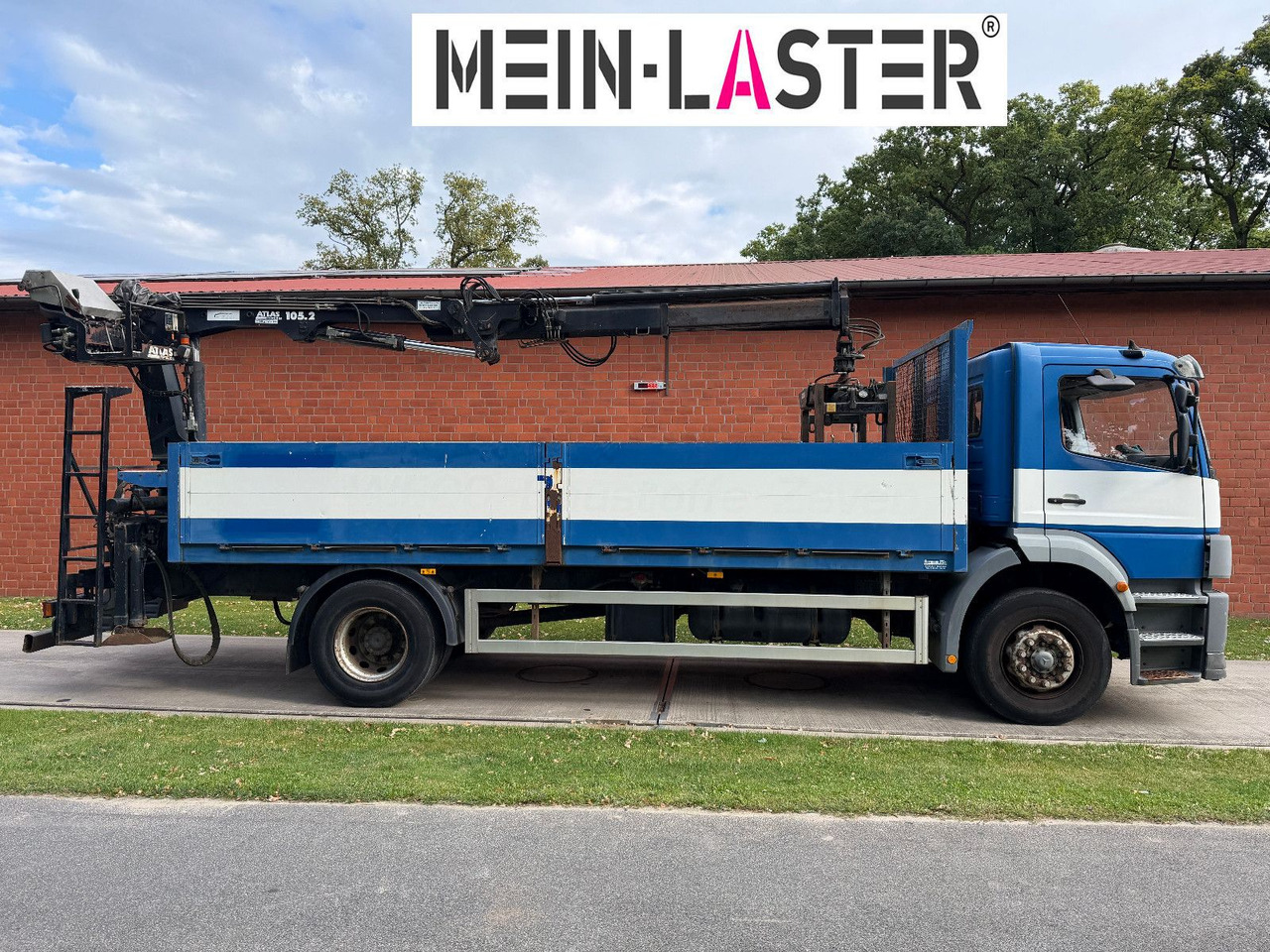 Mercedes-Benz 1823 Atego Atlas 105.2 1.Hand nur 226.000 km - Kamion sa tovarnim sandukom, Kamion sa dizalicom: slika 3 Mercedes-Benz 1823 Atego Atlas 105.2 1.Hand nur 226.000 km - Kamion sa tovarnim sandukom, Kamion sa dizalicom: slika 3