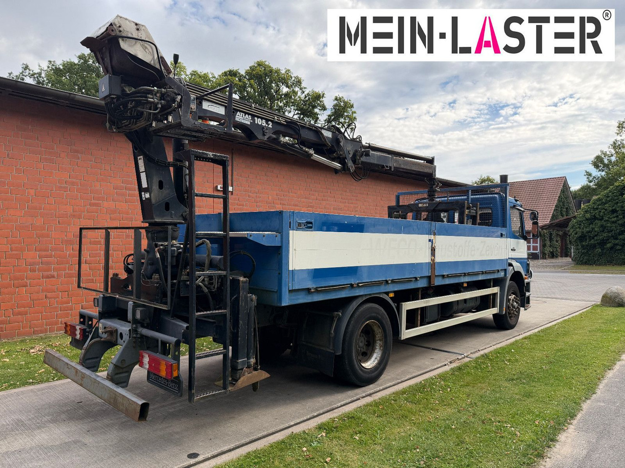 Mercedes-Benz 1823 Atego Atlas 105.2 1.Hand nur 226.000 km - Kamion sa tovarnim sandukom, Kamion sa dizalicom: slika 5 Mercedes-Benz 1823 Atego Atlas 105.2 1.Hand nur 226.000 km - Kamion sa tovarnim sandukom, Kamion sa dizalicom: slika 5