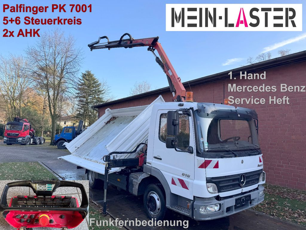 Dostavno vozilo kiper Mercedes-Benz 816 PK 7001 10m - 870 kg Funk 1. Hand: slika 1