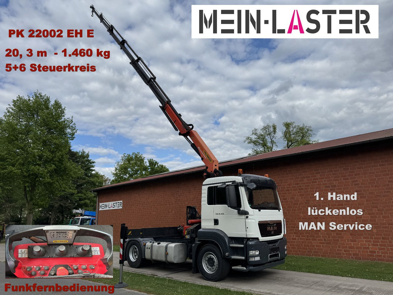 MAN TGS 18.400 PK 22002-E Kran 20 m- 5/6 Steuerk.-FB - Tegljač: slika 1 MAN TGS 18.400 PK 22002-E Kran 20 m- 5/6 Steuerk.-FB - Tegljač: slika 1