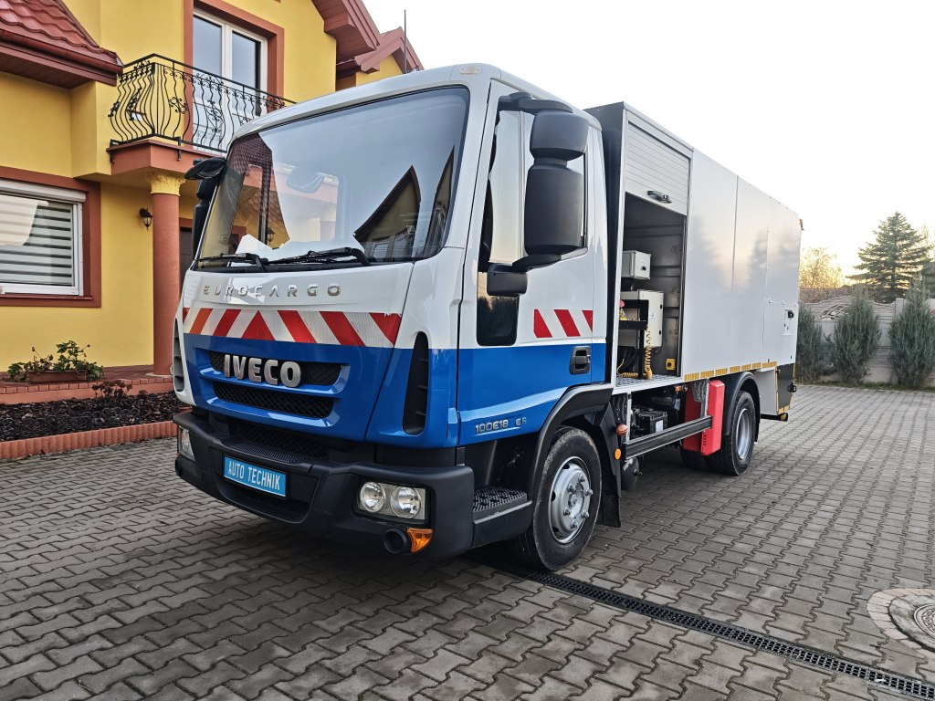 IVECO Eurocargo + IRIDE BIN WASHER CLEANER RHodέla Containerreiniger - Kamion za smeće: slika 1 IVECO Eurocargo + IRIDE BIN WASHER CLEANER RHodέla Containerreiniger - Kamion za smeće: slika 1