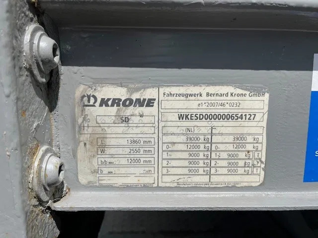 Krone 2x stack of 4x mega flat trailer - Plato poluprikolica: slika 3 Krone 2x stack of 4x mega flat trailer - Plato poluprikolica: slika 3