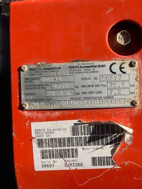 Mini bager Kubota U 48-4: slika 13