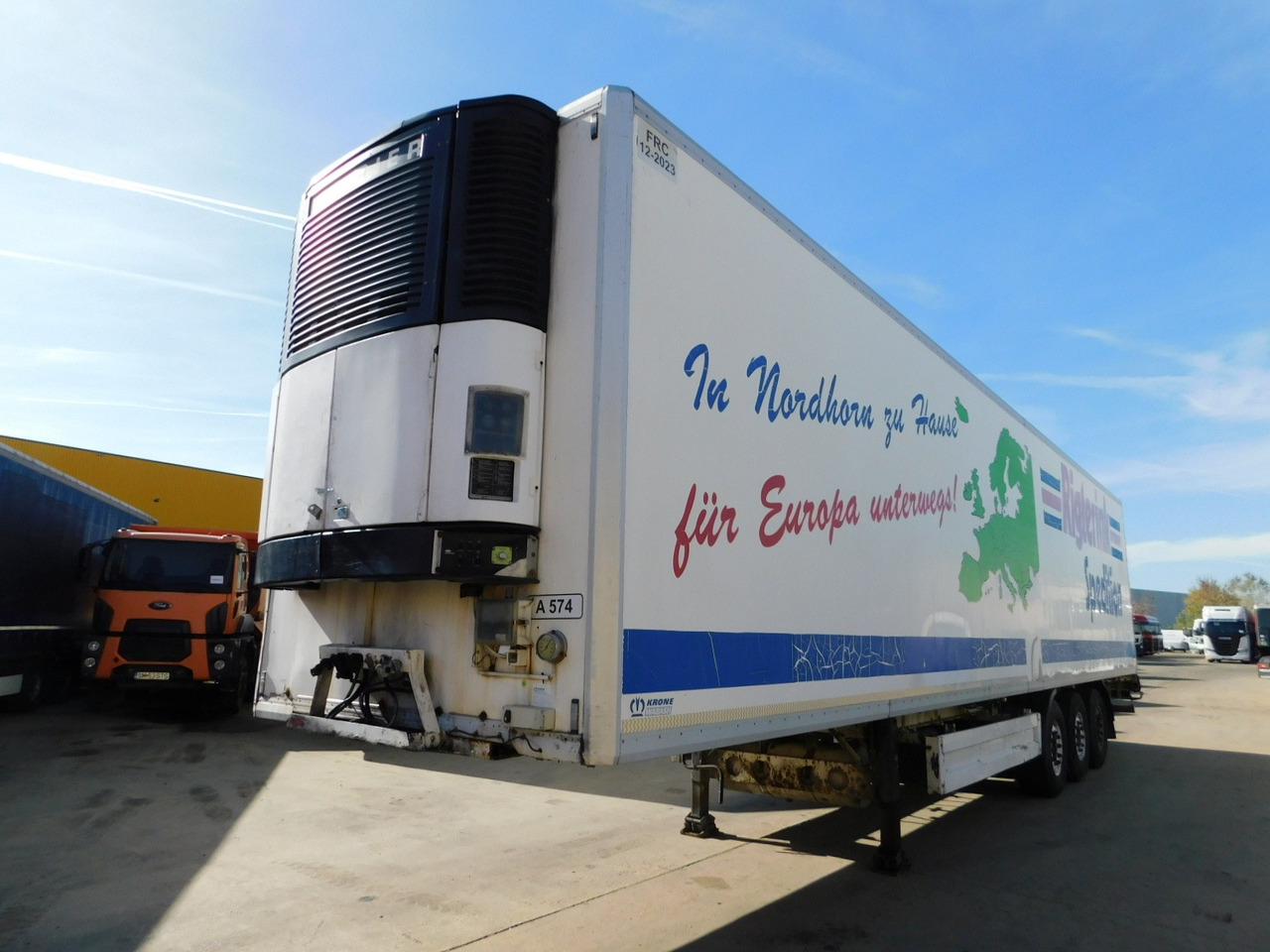 Krone Sdr27 - Poluprikolica hladnjače: slika 1 Krone Sdr27 - Poluprikolica hladnjače: slika 1