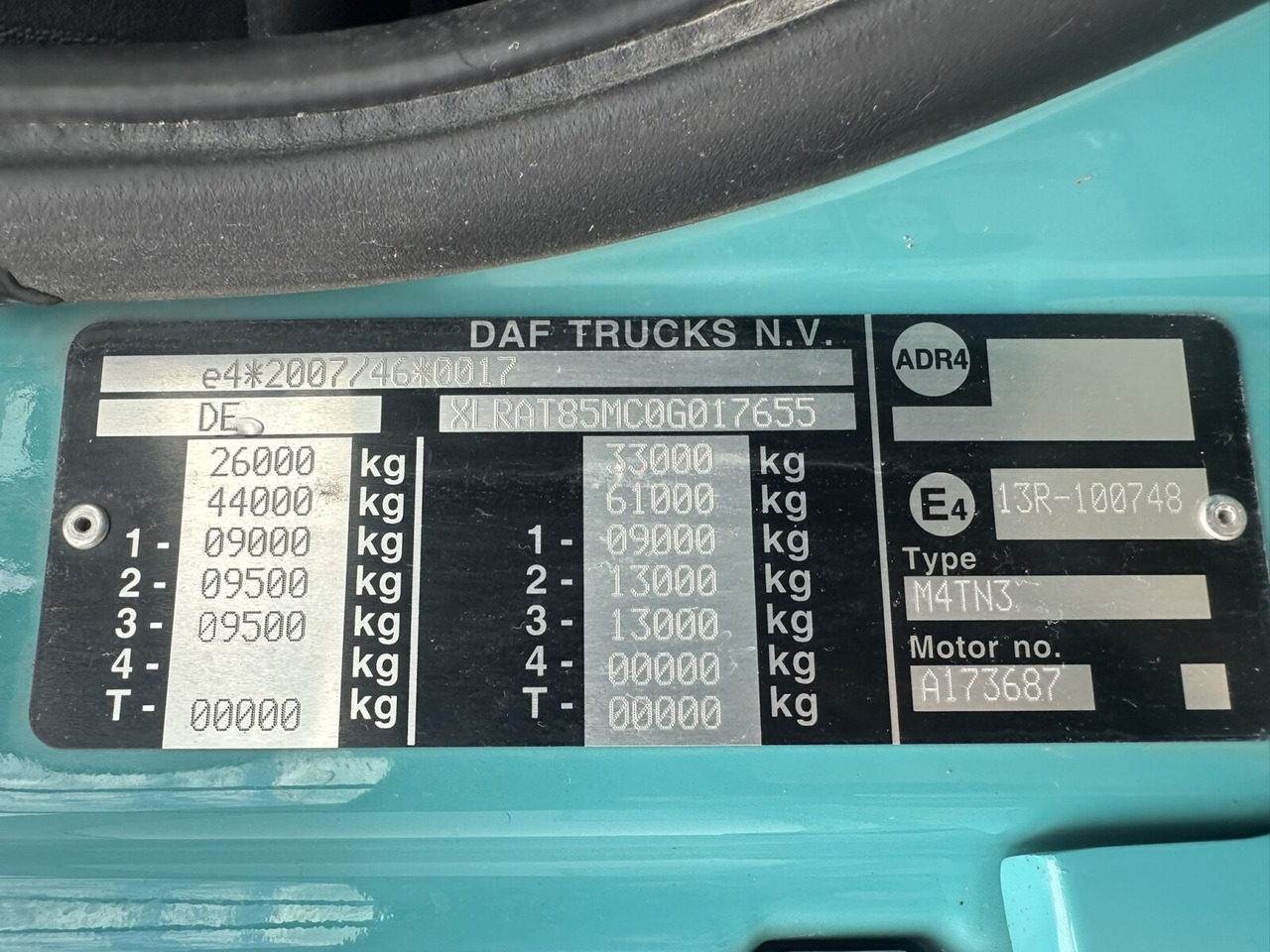 DAF CF 85.460 6x4 CF 85.460 6x4, Bordmatik links - Istovarivač: slika 4 DAF CF 85.460 6x4 CF 85.460 6x4, Bordmatik links - Istovarivač: slika 4