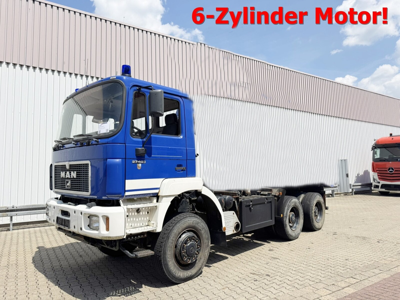 MAN 27.403 6x6 BB 27.403 6x6 BB, EX-THW - Kamion sa golom šasijom i zatvorenom kabinom: slika 1 MAN 27.403 6x6 BB 27.403 6x6 BB, EX-THW - Kamion sa golom šasijom i zatvorenom kabinom: slika 1