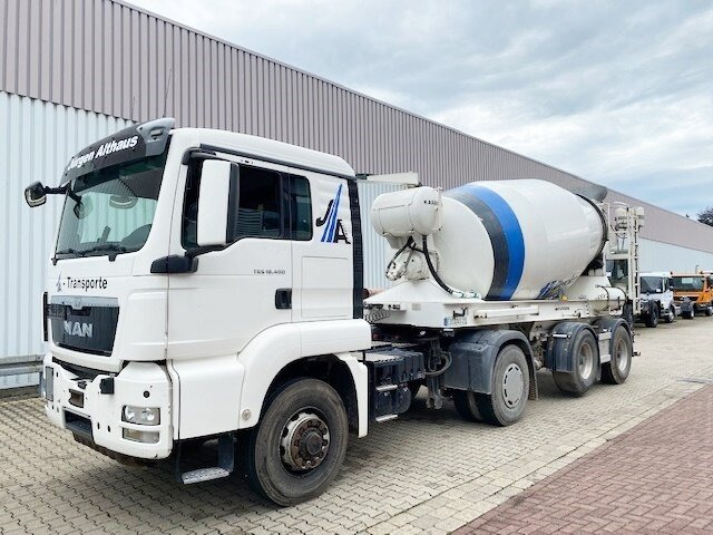 MAN TGS 18.400 4x4H BLS TGS 18.400 4x4H BLS + Auflieger KARRENA 10m³ Betonmischer - Mikser za beton: slika 1 MAN TGS 18.400 4x4H BLS TGS 18.400 4x4H BLS + Auflieger KARRENA 10m³ Betonmischer - Mikser za beton: slika 1