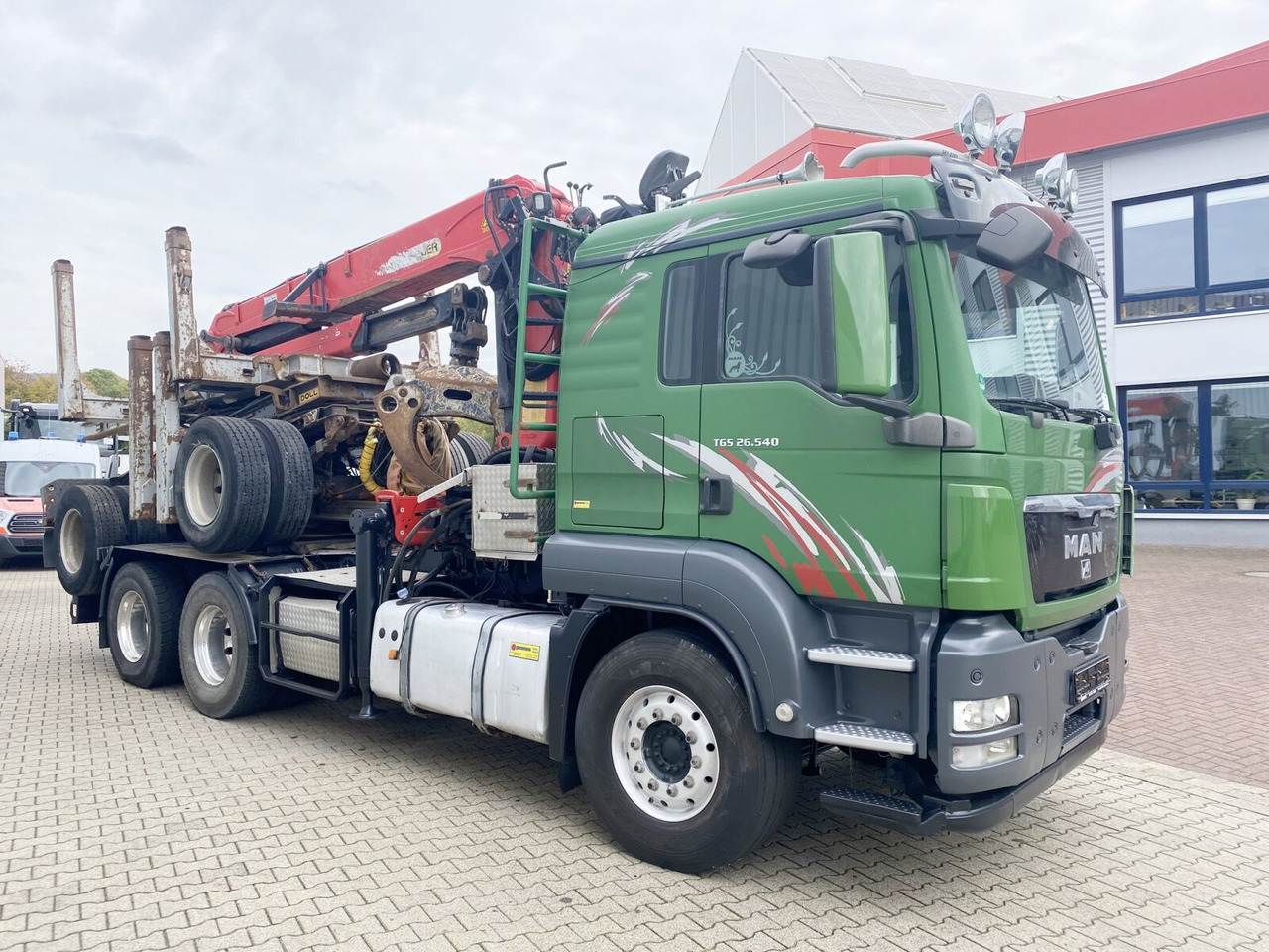 Šticar, Kamion sa dizalicom MAN TGS 26.480 6x4 BB TGS 26.480 6x4 BB, Intarder, Kran Epsilon S270L88, Langholz: slika 9 Šticar, Kamion sa dizalicom MAN TGS 26.480 6x4 BB TGS 26.480 6x4 BB, Intarder, Kran Epsilon S270L88, Langholz: slika 9
