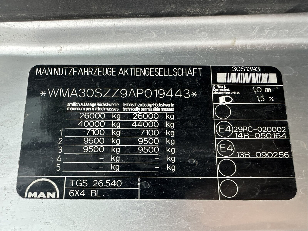 MAN TGS 26.540 6x4 BL TGS 26.540 6x4 BL, Bordmatik, Retarder, Meiller - Istovarivač: slika 5 MAN TGS 26.540 6x4 BL TGS 26.540 6x4 BL, Bordmatik, Retarder, Meiller - Istovarivač: slika 5