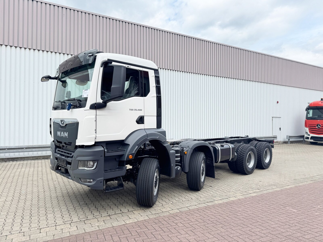 Novu Kiper MAN TGS 35.480 8x8 BB CH TGS 35.480 8x8 BB CH, Meiller Stahlmulde 18m³: slika 8