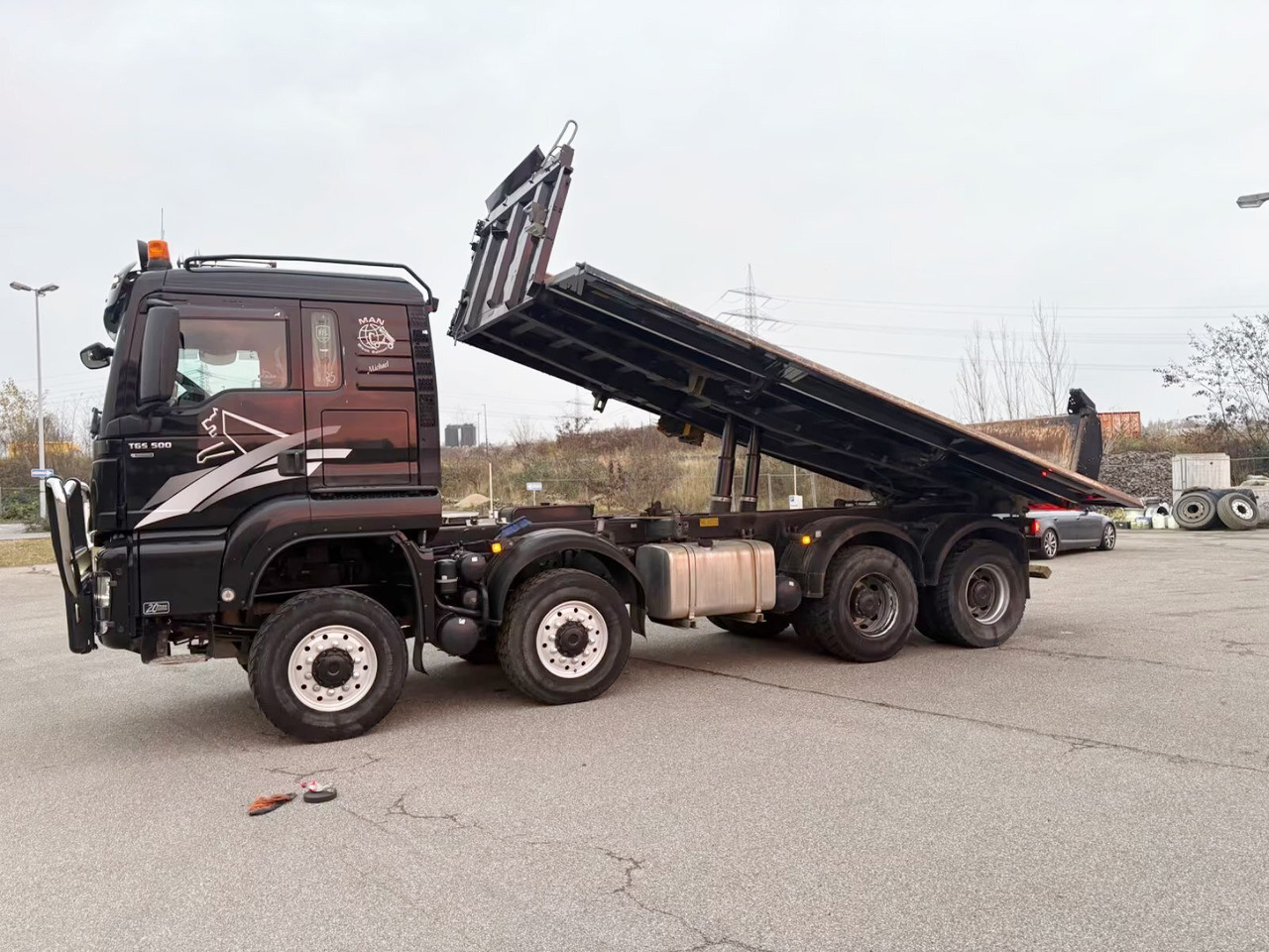 MAN TGS 35.500 8x8 TGS 35.500 8x8, Meiller Bordmatik - Istovarivač: slika 5 MAN TGS 35.500 8x8 TGS 35.500 8x8, Meiller Bordmatik - Istovarivač: slika 5