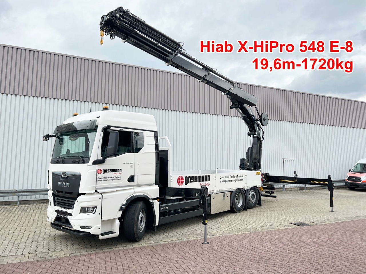 MAN TGX 26.510 6x2-4 LL CH TGX 26.510 6x2-4 LL, Kran Hiab X-HiPro 548 E-8, Lenk-/Liftachse, TwistLock 20Fuß, Funk, Retarder - Kamion sa dizalicom, Kamion sa tovarnim sandukom: slika 1 MAN TGX 26.510 6x2-4 LL CH TGX 26.510 6x2-4 LL, Kran Hiab X-HiPro 548 E-8, Lenk-/Liftachse, TwistLock 20Fuß, Funk, Retarder - Kamion sa dizalicom, Kamion sa tovarnim sandukom: slika 1