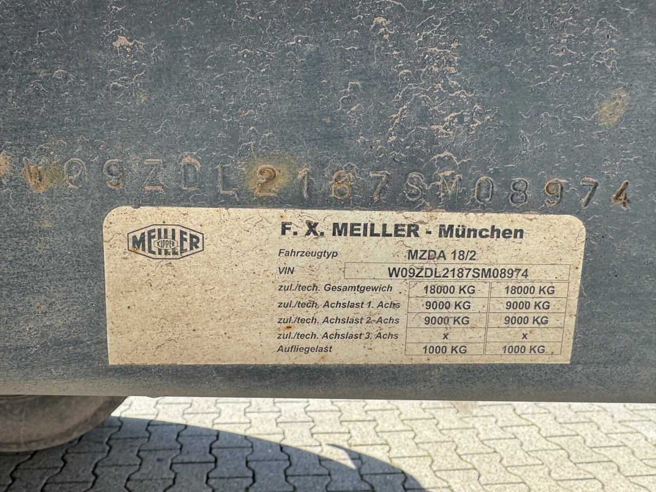Meiller Meiller MZDA 18/2 Meiller MZDA 18/2, geteilte Alu-Bordwände, ca. 11m³ - Prikolica istovarivača: slika 3 Meiller Meiller MZDA 18/2 Meiller MZDA 18/2, geteilte Alu-Bordwände, ca. 11m³ - Prikolica istovarivača: slika 3
