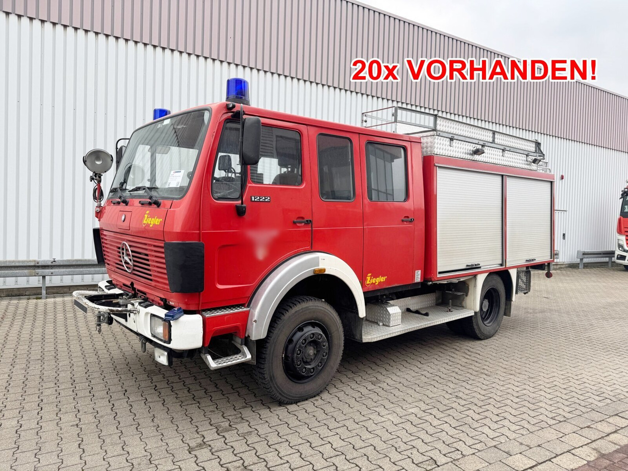 Mercedes-Benz 1222 AF 4x4 Doka 1222 AF 4x4 Doka, LF 16 TS - Vatrogasni kamion: slika 1 Mercedes-Benz 1222 AF 4x4 Doka 1222 AF 4x4 Doka, LF 16 TS - Vatrogasni kamion: slika 1