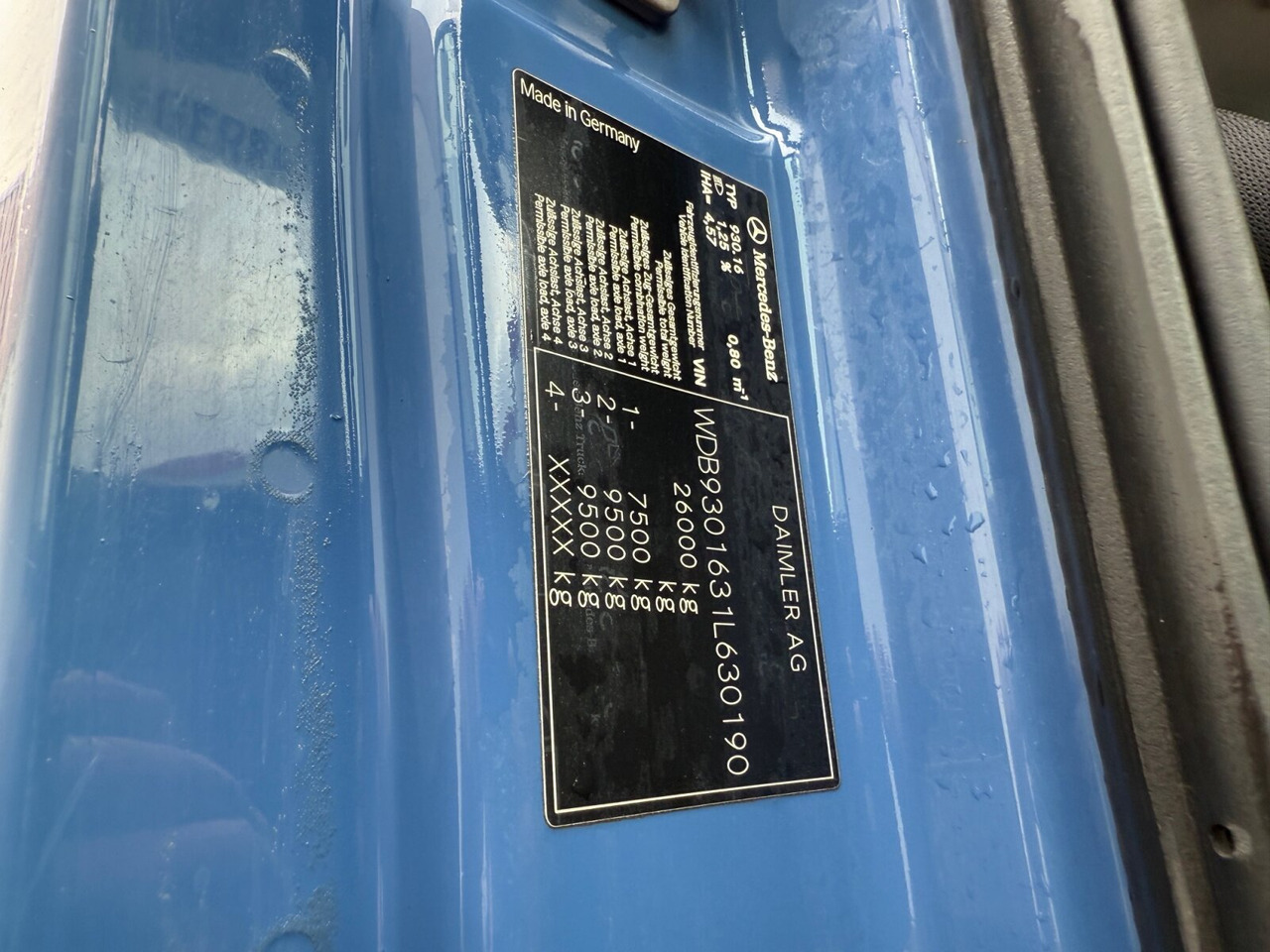 Mercedes-Benz Actros 3346 6x4 Actros 3346 6x4, Retarder, Only Chassis! - Kamion sa golom šasijom i zatvorenom kabinom: slika 5 Mercedes-Benz Actros 3346 6x4 Actros 3346 6x4, Retarder, Only Chassis! - Kamion sa golom šasijom i zatvorenom kabinom: slika 5