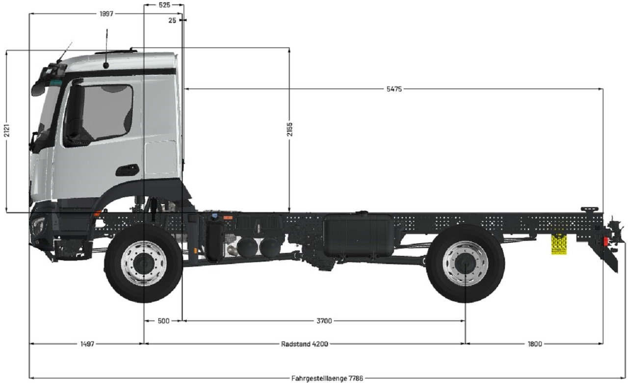 Mercedes-Benz Arocs 1827/30 A 4x4 Arocs 1827/30 A 4x4, mehrfach vorhanden! - Kamion sa golom šasijom i zatvorenom kabinom: slika 5 Mercedes-Benz Arocs 1827/30 A 4x4 Arocs 1827/30 A 4x4, mehrfach vorhanden! - Kamion sa golom šasijom i zatvorenom kabinom: slika 5