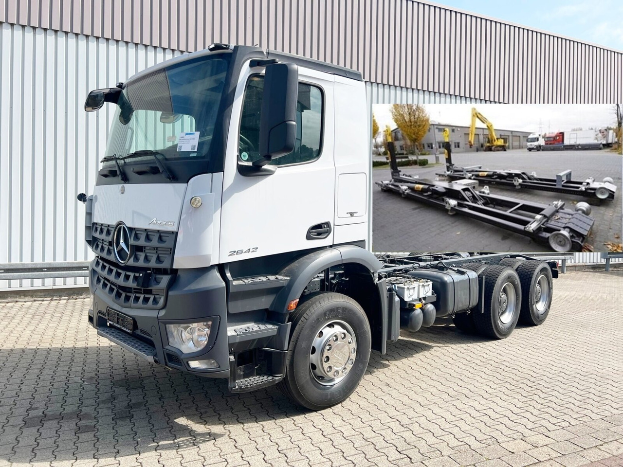 Mercedes-Benz Arocs 2642/45 K 6x4 Arocs 2642/45 K 6x4/33 , Retarder, Motorabtrieb - Kamion sa hidrauličnom kukom: slika 1 Mercedes-Benz Arocs 2642/45 K 6x4 Arocs 2642/45 K 6x4/33 , Retarder, Motorabtrieb - Kamion sa hidrauličnom kukom: slika 1