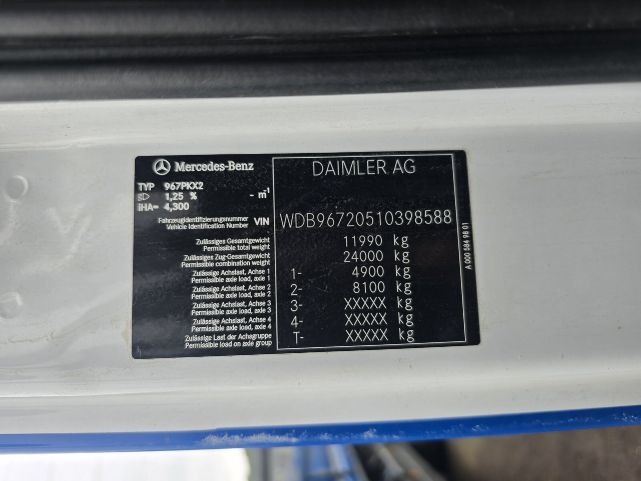 Mercedes-Benz Atego 1224 K 4x2 Atego 1224 K 4x2, Meiller 3-S-Kipper 2x AHK Öl - Istovarivač: slika 5 Mercedes-Benz Atego 1224 K 4x2 Atego 1224 K 4x2, Meiller 3-S-Kipper 2x AHK Öl - Istovarivač: slika 5