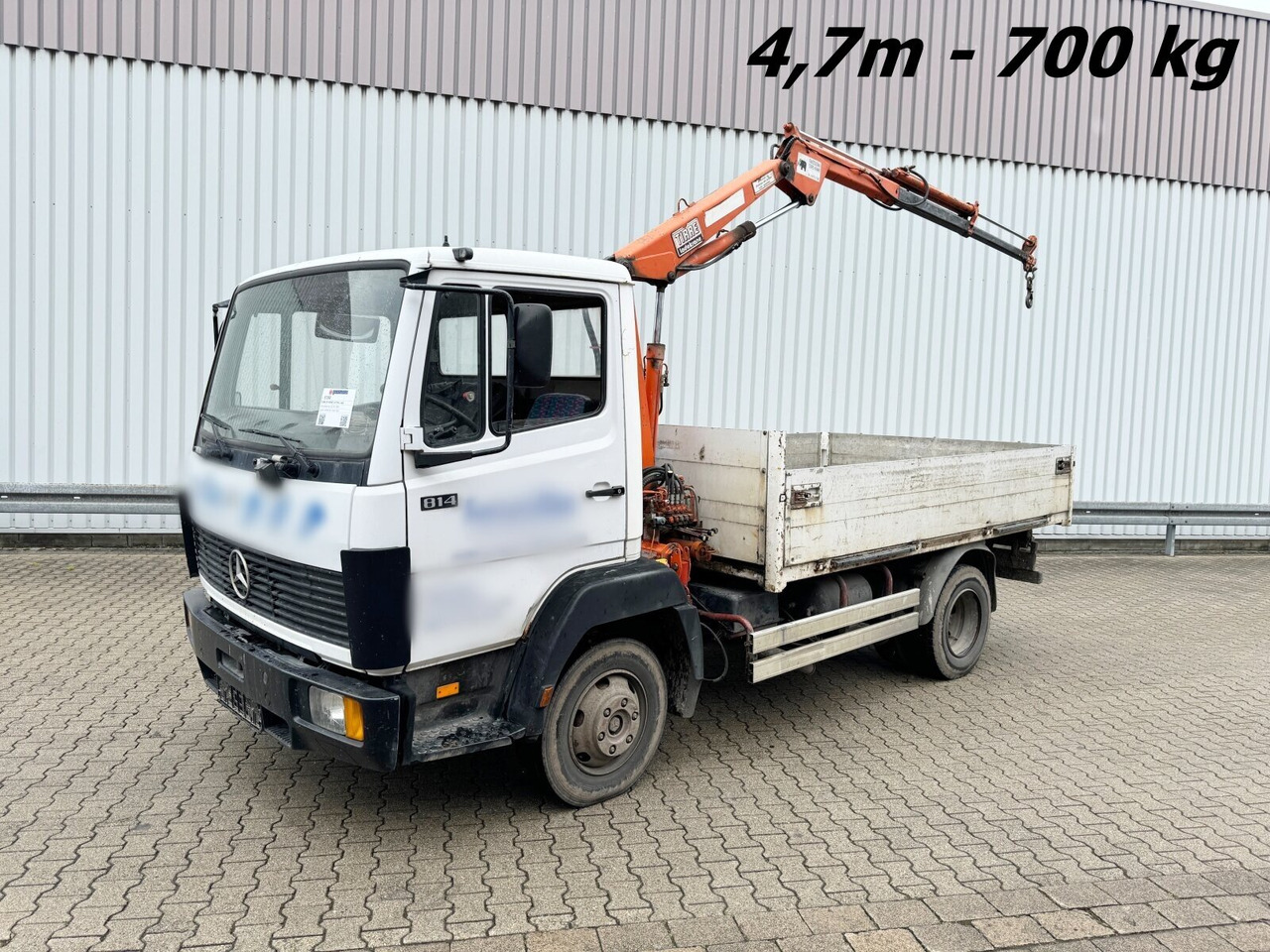 Mercedes-Benz LK 814 4x2 LK 814 4x2, 6-Zylinder, Kran Tirre Euro 35 - Kamion sa dizalicom, Kamion sa tovarnim sandukom: slika 1 Mercedes-Benz LK 814 4x2 LK 814 4x2, 6-Zylinder, Kran Tirre Euro 35 - Kamion sa dizalicom, Kamion sa tovarnim sandukom: slika 1