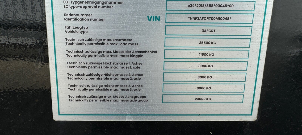 Euro ATM 27 Euro ATM 27, HARDOX Stahlmulde ca. 27m³, Liftachse - Poluprikolica: slika 4 Euro ATM 27 Euro ATM 27, HARDOX Stahlmulde ca. 27m³, Liftachse - Poluprikolica: slika 4